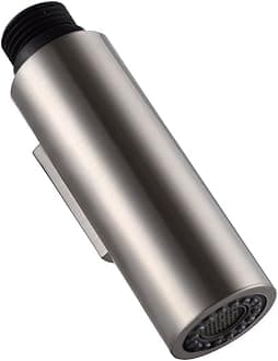 Pull Down Spray Head for Kitchen Faucet, 2-Function Bathroom Faucet Replacement Head, Water Nozzle, 1.8 GPM G1/2 Pull-Out Spray Nozzle, 0.8inch Connector (Brushed Nickel)