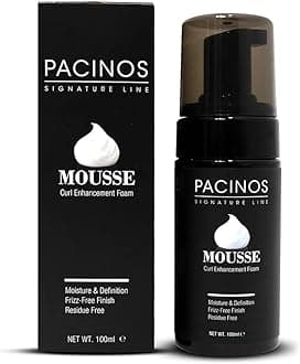 Pacinos Signature Line Curl Enhancing Mousse - Light Hold Hair Mousse and Styling Foam
