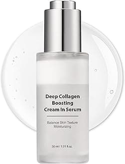 Deep Collagen Anti-Wrinkle Cream In Serum - Real Collagen Serum for Face Anti Aging with Hyaluronic Acid Intense Hydrating, Elasticity for Aged Skin, for Firm and Youthful Skin, Korean Skincare