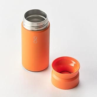 Ocean Bottle Brew Flask With 360º Leak Proof Lid Eco-Friendly Bottle - Sun Orange - 350ml