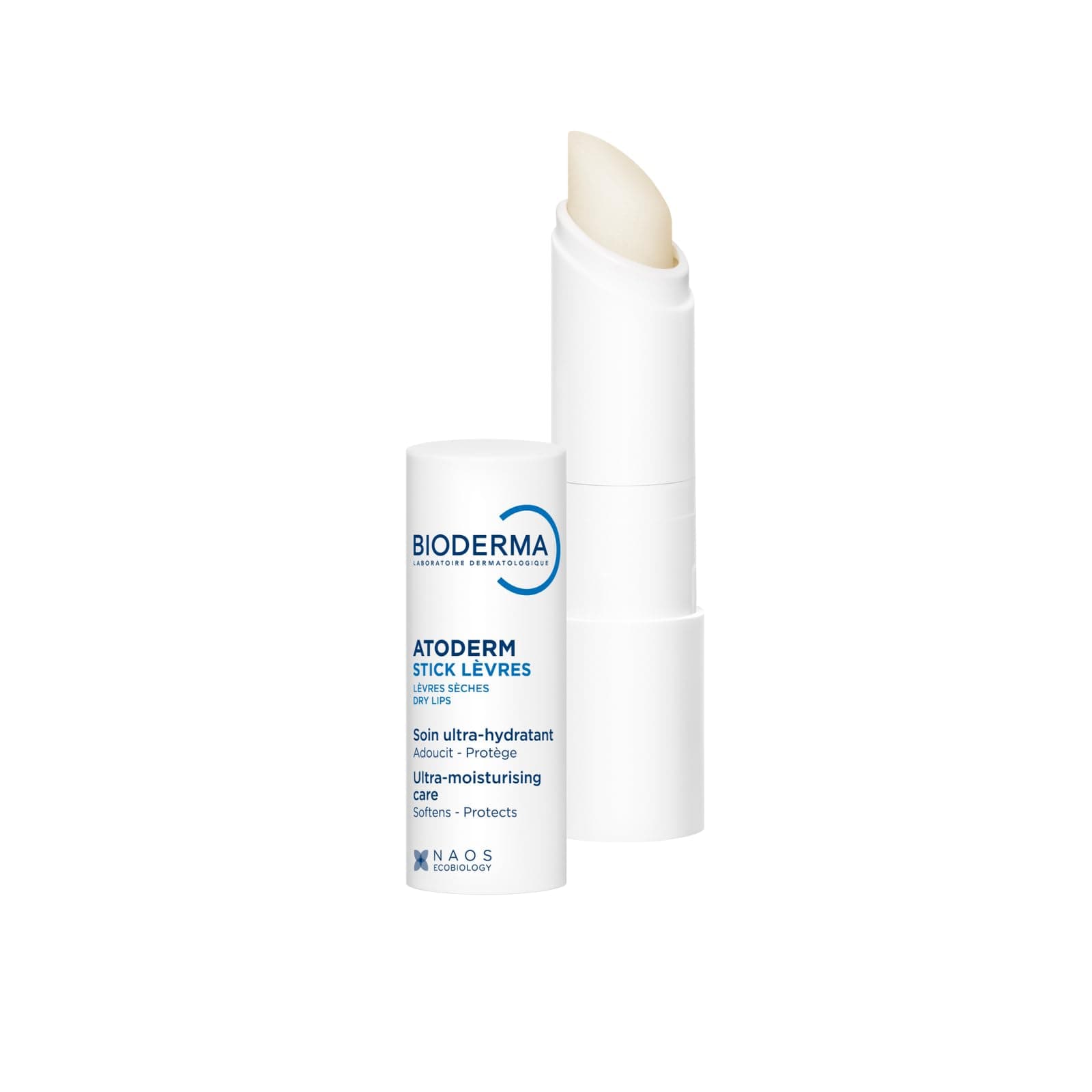 Atoderm Lip Stick - Deeply Hydrating, Moisturising & Ultra Nourishing Lip Balm to Protect & Soothe Damaged & Dehydrated Lips, Enriched with Niacinamide, 4G