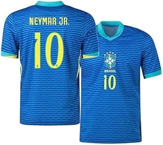 Neymar 10 Brazil Football Team World Cup Jersey Tshirt 2022/2023 (Kids,Boys,Men)