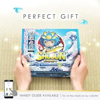 SHOGUN CANDY, 40 Pcs Japanese Snacks and Japanese Candy, Popin Cookin Japanese Snack Box, Kawaii Dagashi Box, (SUSANOO Mystery BOX)