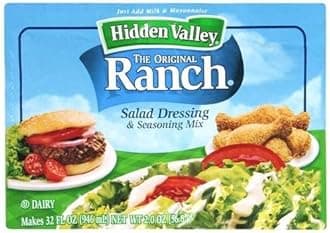 Hidden Valley The Original Ranch Salad Dressing and Seasoning Mix, 28 Gram Envelopes, 4 Envelopes