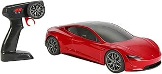 Mattel Hot Wheels red Tesla RC 2.4 GHZ