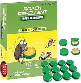 MANSPOT Natural Cockroach Killer for Kitchens, Bathrooms, and Cabinets, Eco-Friendly Home Remedy for Indoor & outdoor Cockroach Control (12)
