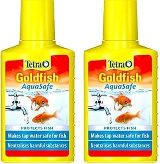 Tetra Goldfish AquaSafe to Turn Tap Water into Safe and Healthy Water for Goldfish, 100 ml (Pack of 2)
