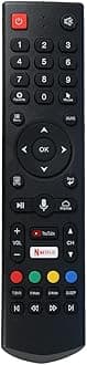 LED 509 Universal Remote Control for Chinese LCD LED and Non-Branded Smart TVs - Black (Please Match with Your Old Remote Before Placing an Order)