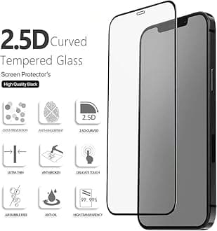 Toughened Oleophobic Tempered Glass For Nothing CMF Phone 1 (PACK OF 1) with Free Installation Kit Full screen Coverage - 6.67 inch