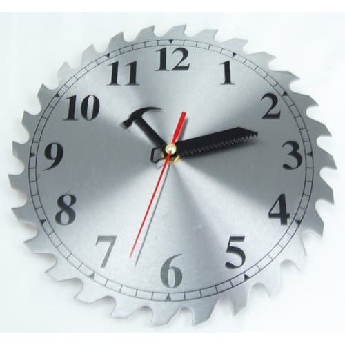 10" Saw blade Workshop Wall Clock