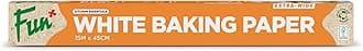 Fun® Indispensable Silicone Coated Baking Paper, Extra Wide 15m X 45cm, White