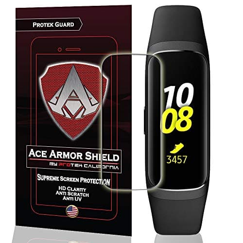 Ace Armor Shield (8 Pack) Premium HD Waterproof Screen Protector compatible with Samsung Galaxy Fit watch (.95) 2019
