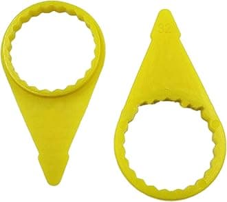 200Pcs Checkpoint Loose Wheel Lug Nut Indicator for 32mm 33mm Nuts High Visibility Yellow Wheel Check Indicator