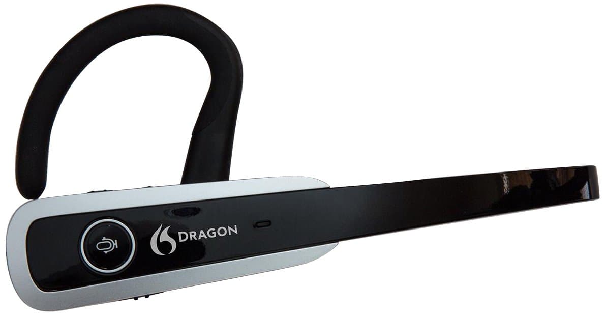 Nuance Dragon Bluetooth Headset, Dictate Documents and Control your PC – all by Voice, [PC Disc]