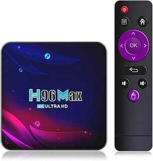 H96 MaxSmart TV Box Android 11 4GB 32GB 4K Hd Youtube Google Play Wifi 2.4G&5.8G Bluetooth Receiver Media Player HDR Usb 3.0 Google Play Bluetooth Receiver Media Player (4GB RAM+32GB ROM)