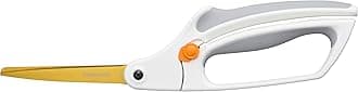 Fiskars Easy Action Titanium Scissors, Spring-Assisted, Precision Ground Stainless Steel Blades, 8in