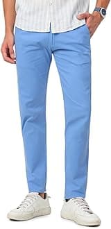 Urbano Fashion Men's Slim Fit Casual Chino Pants Stretch
