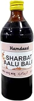 Hamdard Sharbat Aalu Balu- 500 ml Each. Assists In Treating Gall Bladder Stones (Pack Of 2 Only)