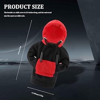 Gear Shift Hoodie, Universal Hoodie Car Gear Shift Cover, 4.76Inch Funny Shifter Hoodie, Car Interior Accessories Car Shifter Stick Protector Decoration Universal for Most Car Gear Shift Levers