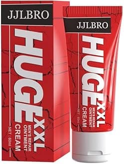 Male Enhancement Cream-Oil for Men, Body Gel for Private Part, Men's Re-Vitalize Enlargement Cream, Enhance Size and Performance – Get Bigger Thicker and Stronger (JJLBRO Huge XXL)