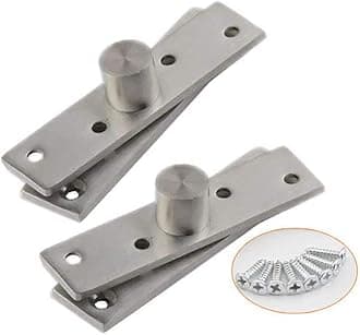 TamBee Pivot Hinge Rotating Door Hinge 360 Degree Hinges Small Cabinet Pivot Hinges - 304 Stainless Steel, 360 Degree Rotating - Cabinet Cupboard Upgrade 2PCS(100mm)