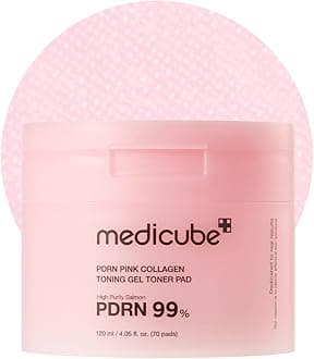 PDRN Pink Collagen Gel Toner Pad, High Purity 99% PDRN, Wiping Lotion, Wiping Pad, Toner Pad, New Concept Pack, Partial Pack
