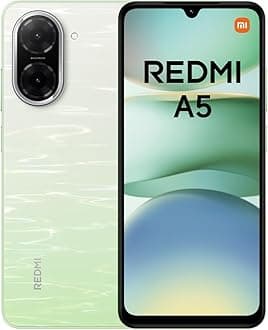 XIAOMI Redmi A5 Smartphone – 3GB+64GB, 6.52" HD+ Display, 5000mAh Battery, Android 13 Go Edition, Dual SIM – Green