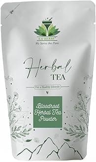 SAI HERBS Bloodroot Herbal Tea Powder - Sanguinaria Canadensis - Pure & Natural - Luxury Herbal Tea (100 Grams)