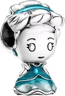 polengjuFilm Cartoon Characters Charms for Women Beads Dangle Bracelet Necklace 925 Sterling Silver with 5A Cubic Zirconia,Mother's Day Birthday Christmas Ainmation Jewelry Collection Gifts