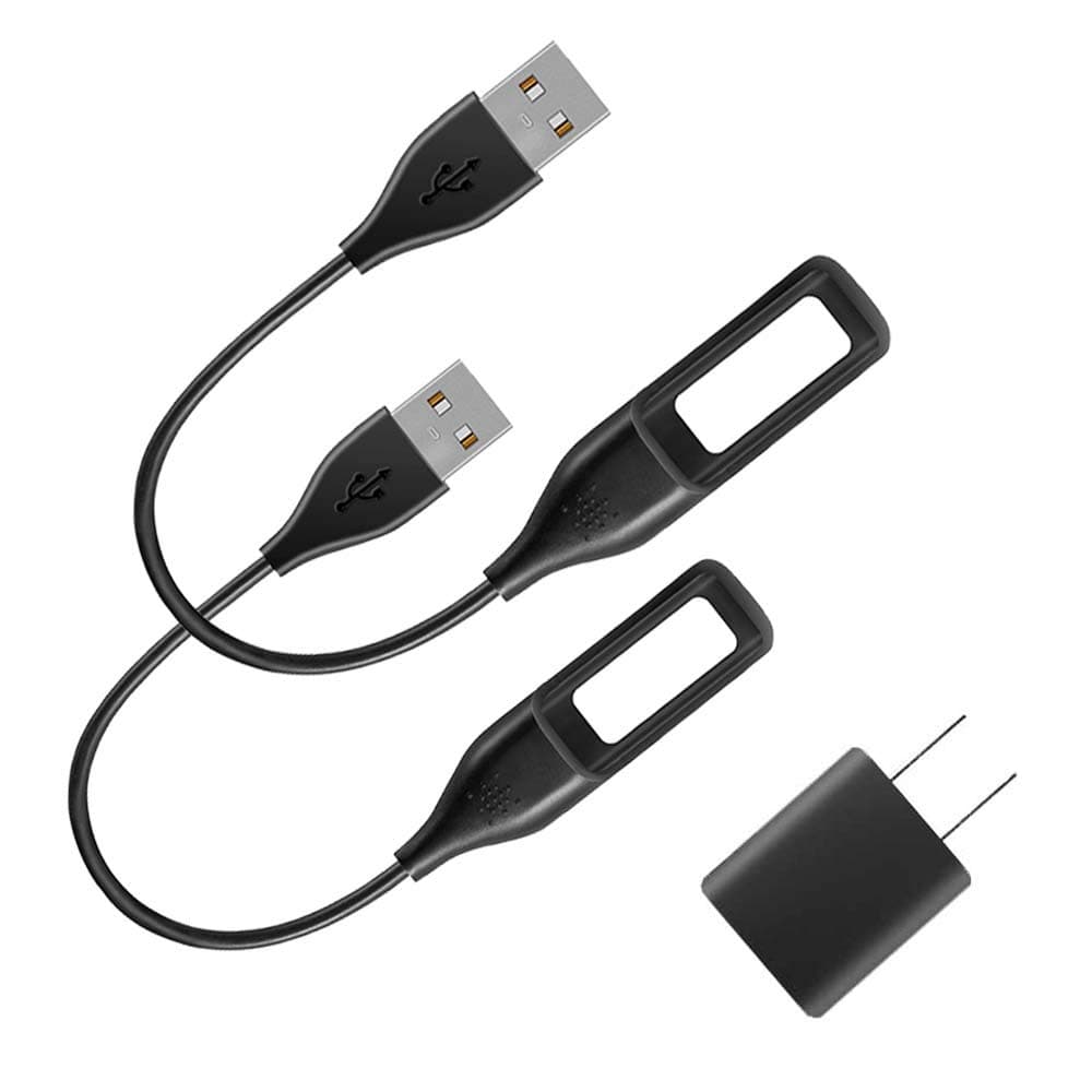 HalSign Charging Cables Compatible for Fitbit Flex,Replacement USB Charger Cable and Wall Charger Compatible for Fitbit Flex (2Pack,30cm)