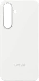 SAMSUNG Galaxy S25 FE Silicone Phone Case, Protective, Functional, Comfortable, Colorful, Easy to Hold, US Version, White
