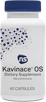 NeuroScience Kavinace OS - L-Theanine + Melatonin Sleep Support Supplement with Magnesium, Astaxanthin, Selenium + Zinc - Sleep Aid to Improve Sleep After First Serving (60 Capsules / 30 Servings)