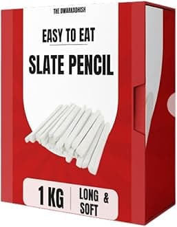 Slate Pencils, White, Earthy Texture Writing Sticks (1KG)