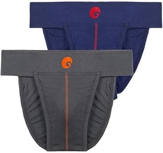 omtex Athletic Neo Stretchable Supporter Back Covered with Cup Pocket, Ideal for Workout and Sports Quick Dry Moisture Wicking Underwear (Pack of 2)