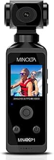 Minolta 4K Ultra HD Wi-Fi Enabled Pocket Camcorder MN4KP1