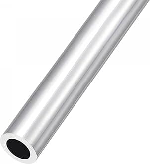 sourcing map 6063 Aluminum Tube (18mm OD x 12mm ID x 300mm L), Aluminum Round Tubing - for Home Furnishing, Machinery, DIY Handicraft