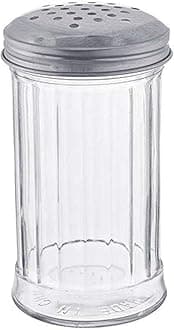 PSJ-12PT Sugar Shaker/Pourer with Plastic Base and Perforated Top