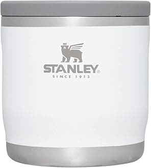 STANLEYAdventure To-Go Food Jar 12 oz | Vacuum Insulated Thermos Food Container | Wide Mouth Screw On Lid | Packable for Travel | Stainless Steel with Leakproof Lid | BPA-Free | Polar