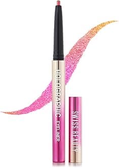 Holographic Shimmery Pencil Eyeliner, Pink