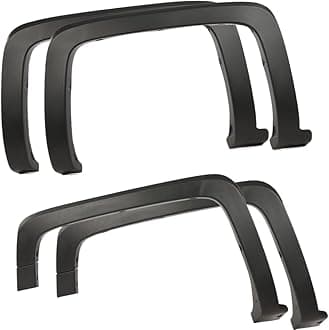 4pcs Fender Flares Factory Style Compatible with Chevy Silverado 1500 2014-2018 & 2500 3500HD 2015-2019, 6.5' and 8' Long Bed, NOT Fit GMC Sierra/Dually Model, Textured