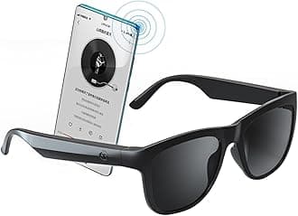 GS01 Smart Bluetooth Sunglasses, Audio Sunglasses With Speaker, UV400 Polarized lens, Open Ear Music, Touch Control