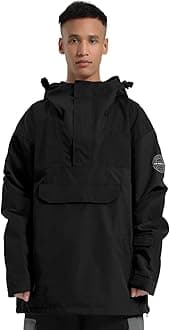 - Men Ski Jacket Snowboard Snow Coat Warm Winter Waterproof Mountain Hooded