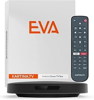 Kartina Eva IPTV Receiver from Kartina.TV DuneHD with Bluetooth Remote Control. 4K, WiFi, USB, Micro SD, Android TV, Kartina TV