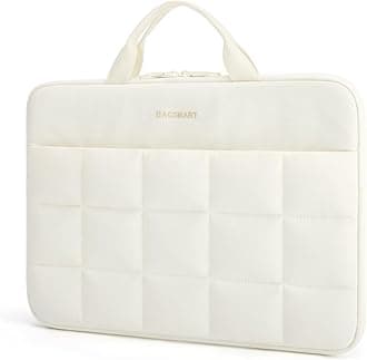 BAGSMART 13-14 inch Laptop Case Sleeve with Handle, Fluffy Padded Laptop Bag with Zipper, Macbook Case Compatible with Macbook Air/Pro 13.3 inch, Puffy Laptop Cover Fitted with Dell, HP, Lenovo