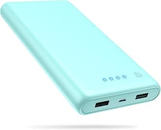 Portable Charger Power Bank 25800mAh, Ultra-High Capacity Fast Phone Charging with Intelligent Controlling IC,2 USB Port External Cell Phone Battery Pack Compatible with iPhone,Android-Green