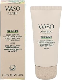 Waso Shikulime Color Control Oil-Free Moisturiser Cream, White