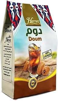 (1 Pack = 8.82 oz / 250 gm) Dried Premium Doum Harraz Egyptian Herbal Loose Natural Flowers Caffeine Free Doom Dom Hyphaene Thebaica Palm Powder Grounded Hot Tea Fruit دوم مصري