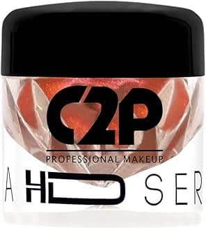 C2P Pro Eyeshadow Pigment for Eye Makeup - 2g | Long-Lasting and Highly Pigmented Loose Precious Pigments with Metallic Effect | Cosmetics For Women and Girls,Magic Bow 405, 2 grams