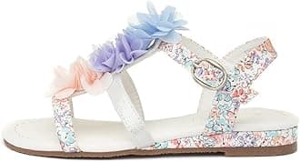 WalkrightGirls Multi Coloured Floral Sandal