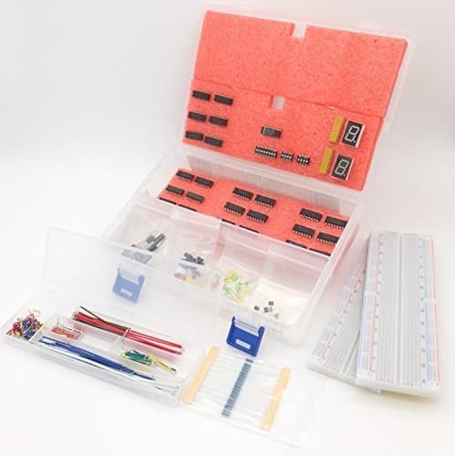 JDH Labs Tech Digital Electronics Starter Kit with Logic Gates and Accessories